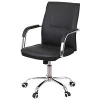 Офісне крісло Аклас Смарт Soft TILT Чорний (PU Black) (00161489)