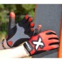 Рукавички для фітнесу MadMax MXG-101 X Gloves Black/Grey/Red XXL (MXG-101-RED_XXL)