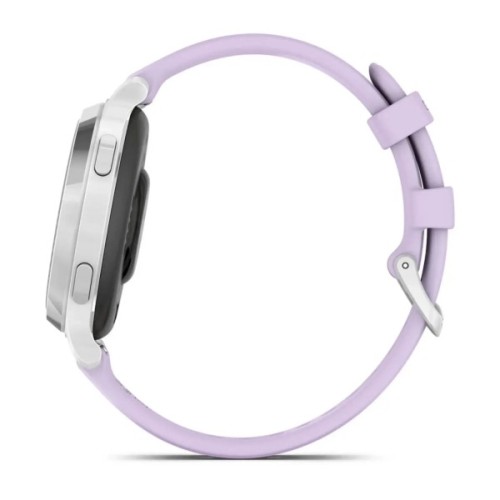 Смарт-годинник Garmin Lily 2 Active, Silver/Jasmine Purple, Silicone, (010-02891-01)