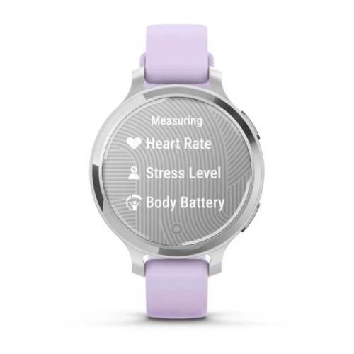 Смарт-годинник Garmin Lily 2 Active, Silver/Jasmine Purple, Silicone, (010-02891-01)