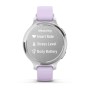 Смарт-годинник Garmin Lily 2 Active, Silver/Jasmine Purple, Silicone, (010-02891-01)