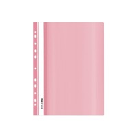 Папка-швидкозшивач Economix А4 з перфорацією, фактура "глянець", пастельна рожева (E31510-89)