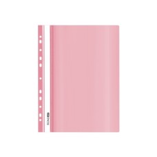 Папка-швидкозшивач Economix А4 з перфорацією, фактура "глянець", пастельна рожева (E31510-89)