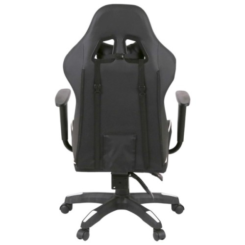 Крісло ігрове Аклас Стрік Light ANF Білий (PU-чорний/білий) (00160343)