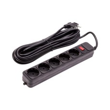 Мережевий фільтр живлення PowerPlant 7м, 5 розеток (JY-1056/7) (EX610730)