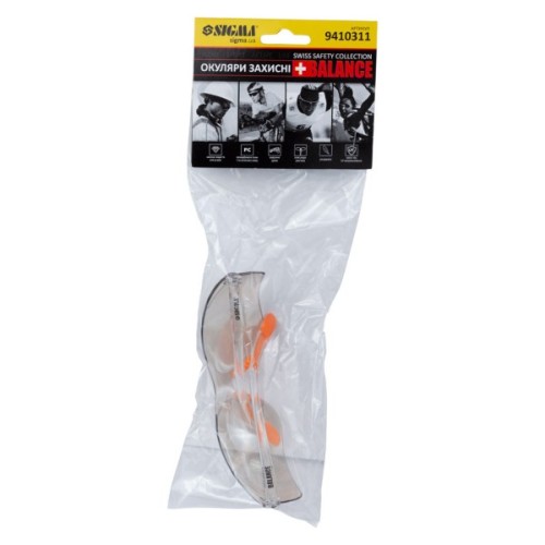 Захисні окуляри Sigma Balance, срібло (9410311)
