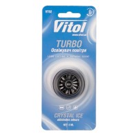 Ароматизатор для автомобіля VITOL Turbo Crystal Ice (VT02)