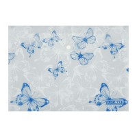 Папка - конверт Buromax А4 на кнопці, BUTTERFLY ARABESKI, напівпрозора, біла перламутрова (BM.3943-31)