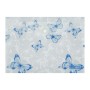 Папка - конверт Buromax А4 на кнопці, BUTTERFLY ARABESKI, напівпрозора, біла перламутрова (BM.3943-31)