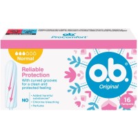 Тампони o.b. Original Normal 16 шт. (3574660089318/3574661350134)