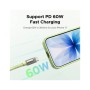 Дата кабель USB-C to USB-C 1.2m 60W blue Ugreen (35511)