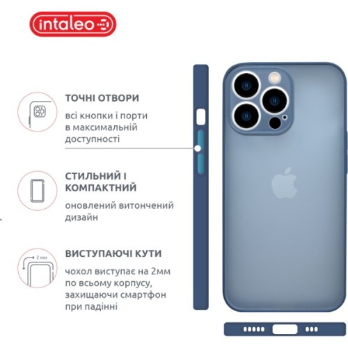 Чохол до мобільного телефона Intaleo Smoky Apple iPhone 12 Purple (1283126520112)