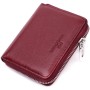 Гаманець ST Leather З натуральної шкіри Бордовий (22450)