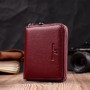 Гаманець ST Leather З натуральної шкіри Бордовий (22450)