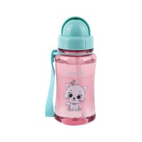 Поїльник-непроливайка Kite Kitty, 350 мл, рожева (K25-399-2)