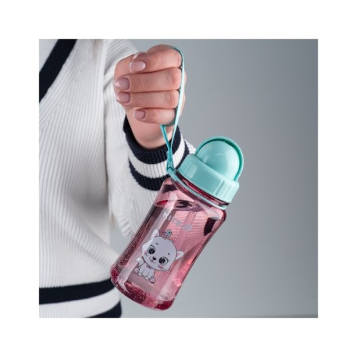 Поїльник-непроливайка Kite Kitty, 350 мл, рожева (K25-399-2)