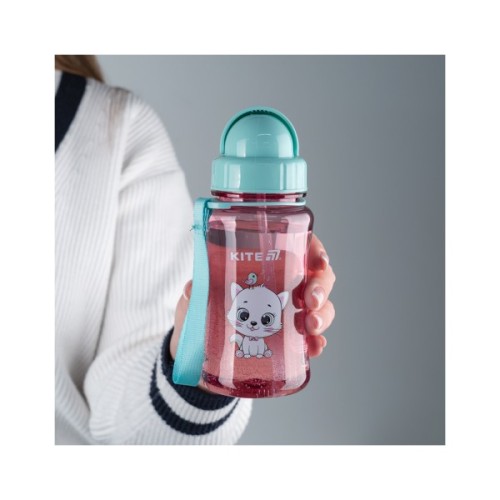 Поїльник-непроливайка Kite Kitty, 350 мл, рожева (K25-399-2)