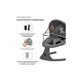 Крісло-гойдалка Kinderkraft Lumi 2 Dark Grey (5902533925025)