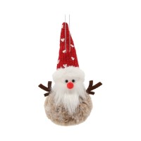 Ялинкова іграшка Chomik Санта, ведмедик, сніговик 10х12 см (5900779900561_2)