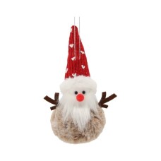 Ялинкова іграшка Chomik Санта, ведмедик, сніговик 10х12 см (5900779900561_2)