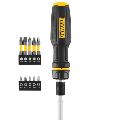 Набір викруток DeWALT FULL FIT Telescoping, зі змінними бітами, 10 біт (DWHT68001-0)