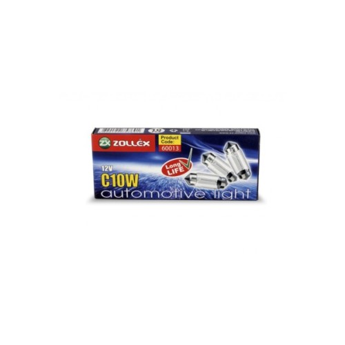 Автолампа Zollex C10W 12V 35mm