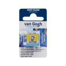 Акварельні фарби Royal Talens Van Gogh (272), Прозорий жовтий середній, кювета (8712079419103)