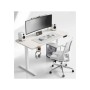 Комп'ютерний стіл GT Racer TY-1451 White (TY-1451 (140x60x71-116) White)