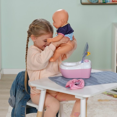 Аксесуар до ляльки Baby Born Інтерактивний унітазик для ляльки Baby Born Маленький туалет (837542)