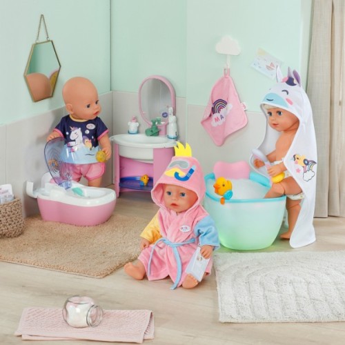 Аксесуар до ляльки Baby Born Інтерактивний унітазик для ляльки Baby Born Маленький туалет (837542)