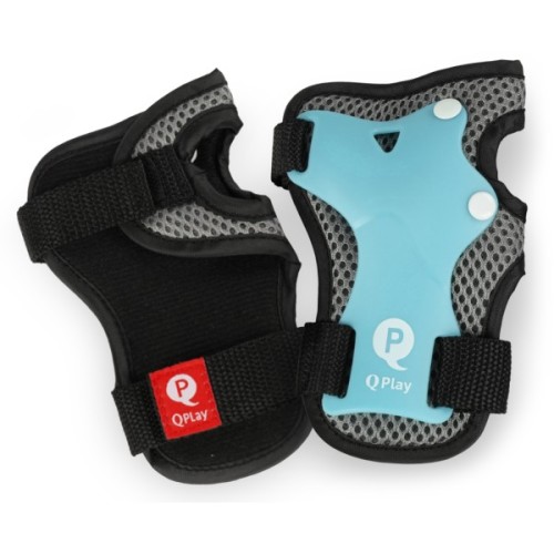 Комплект захисту QPlay для дітей, розмір S (до 25 кг), блакитний (SP-01SafetyPadsSBlue)
