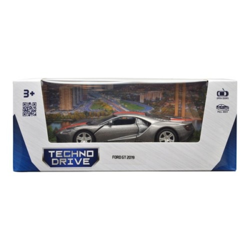 Масштабна модель автомобіля TechnoDrive Ford GT 2019 сірий (250338U)