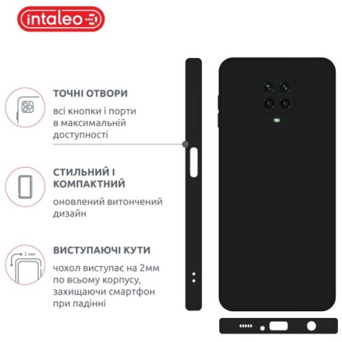 Чохол до мобільного телефона Intaleo SoftShell Xiaomi Redmi Note 9S Black (1283126586330)