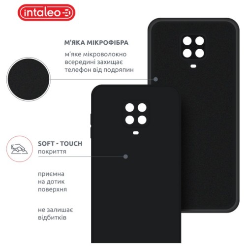 Чохол до мобільного телефона Intaleo SoftShell Xiaomi Redmi Note 9S Black (1283126586330)
