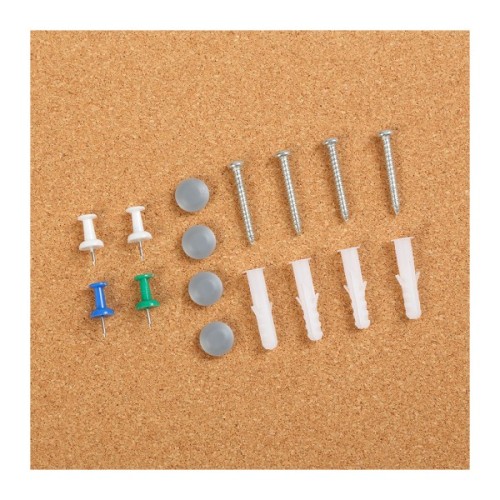 Офісна дошка Buromax коркова 100x150 см, алюмінієва рамка (BM.0051)