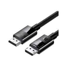 Кабель мультимедійний DisplayPort M to DisplayPort M 1.5m V1.4 braided DP114 black Ugreen (80391)