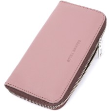 Портмоне Grande Pelle З натуральної шкіри Пудрове (16797)