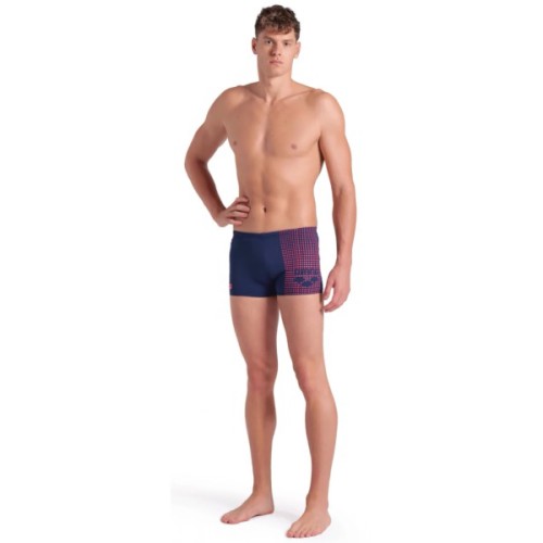 Плавки Arena Foggy Dots Swim Short 008483-700 темно-синій, кораловий 85 (3468337428787)