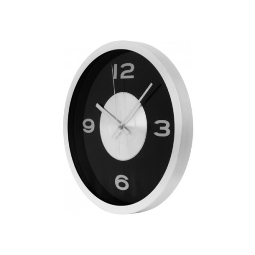 Настінний годинник Economix Promo Art металевий, чорний (E51809-01)