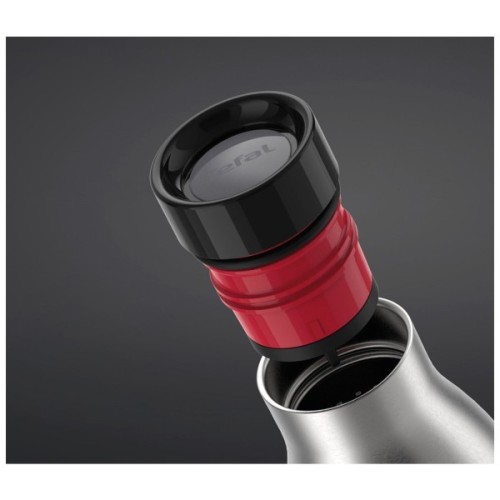 Термос Tefal Bludrop soft touch, 500мл, нержавіюча сталь, графітовий (N3110510)