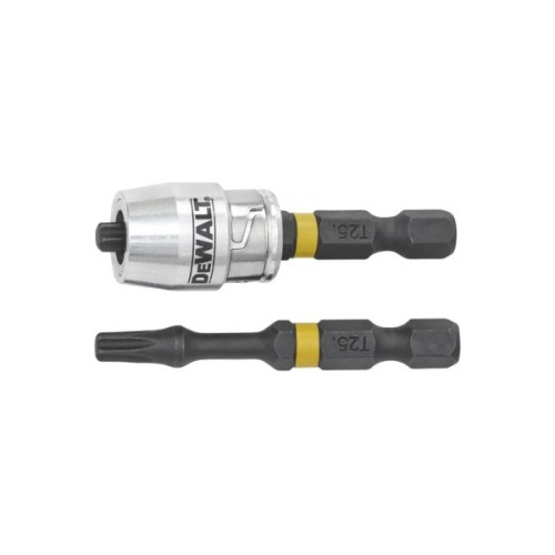 Набір біт DeWALT IMPACT TORSION, ударні, T25, L=57 мм, 2 шт + магнітний тримач (DT70538T)