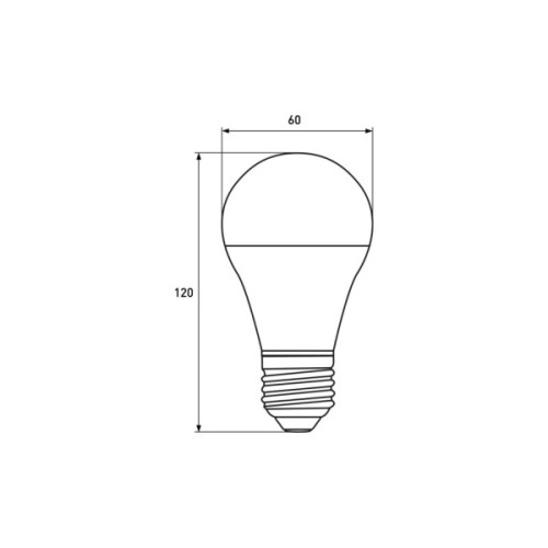 Лампочка Eurolamp LED ECO A60 12W E27 4000K 12-48V (LED-A60-12274(12-48V))