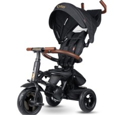 Дитячий велосипед QPlay Rito Deluxe Складаний Триколісний Black (S380-17RitoDeluxeBlack)