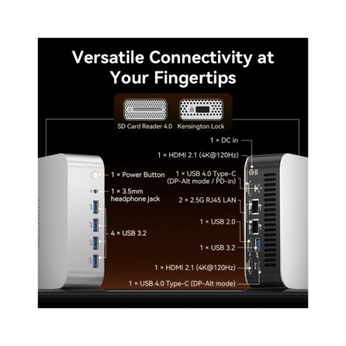 Комп'ютер Geekom A9 MAX / Ryzen AI 9 HX 470, 32, 1TB, Radeon 890M, WIN11 P (GMA9MAXRAI9HX470-321T-EU)