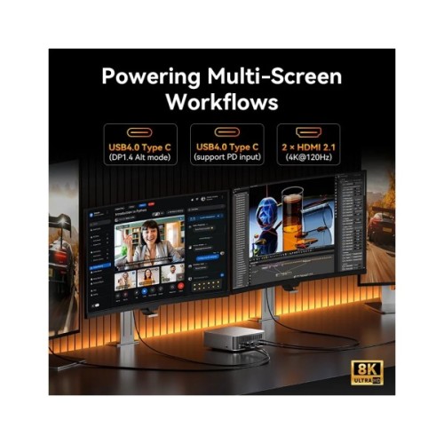 Комп'ютер Geekom A9 MAX / Ryzen AI 9 HX 470, 32, 1TB, Radeon 890M, WIN11 P (GMA9MAXRAI9HX470-321T-EU)