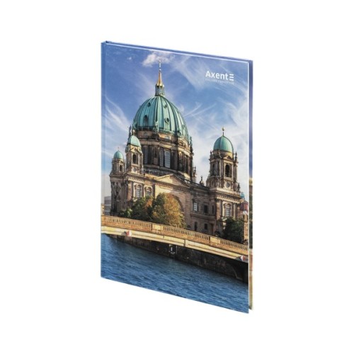 Книга записна Axent A4 City, Berlin, 96 аркушів клітинка (8425-6-A)