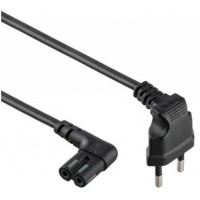 Кабель живлення C7 0.5m 0.5mm2 Merlion (PC-184/2 CEE7/16-C7 CU5)