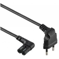 Кабель живлення C7 0.5m 0.5mm2 Merlion (PC-184/2 CEE7/16-C7 CU5)