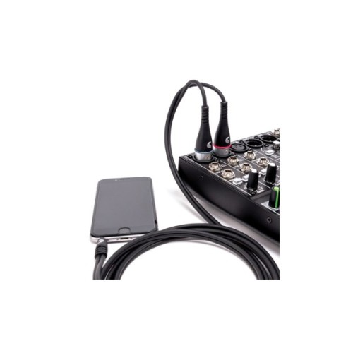 Інсертний кабель D'Addario Custom Series 1/8" to Dual XLR Audio Cable (1.8m) (PW-MPXLR-06)