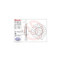 Гальмівний диск Brembo 09.A828.11